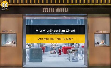 miu miu shoe size chart|Miu Miu sunglasses.